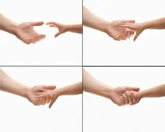 Gest chwytających się dłoni zgłoszony przez Nokia Corporation